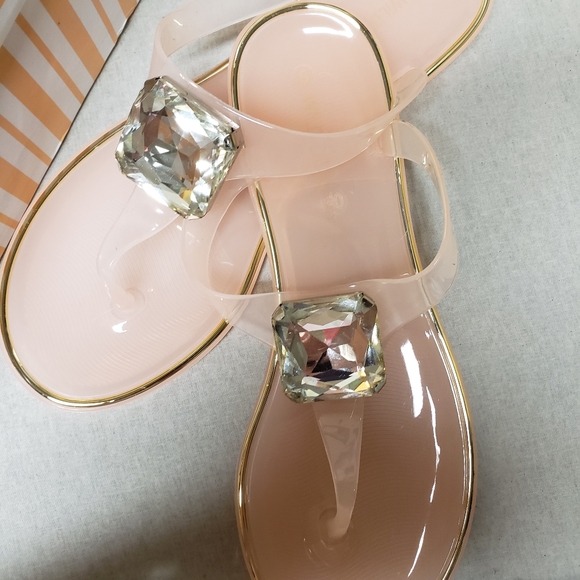 Wild Diva Lounge Shoes - Blush pink jelly flip flop sandals...adorable!!!